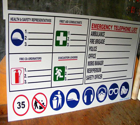 Construction sign boards company