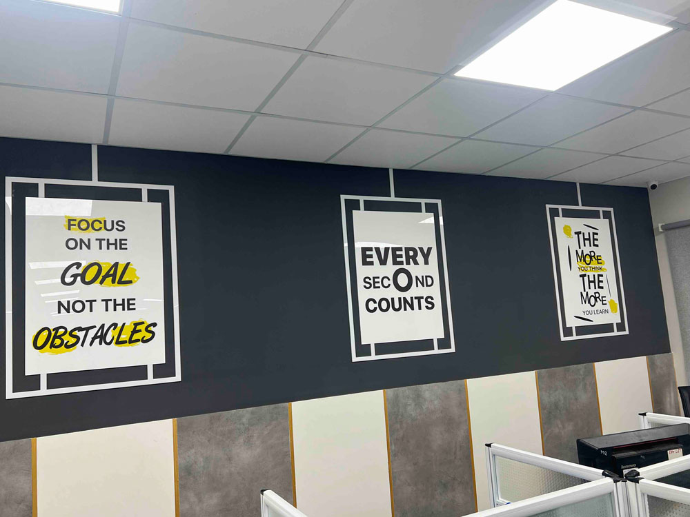 office wall sign